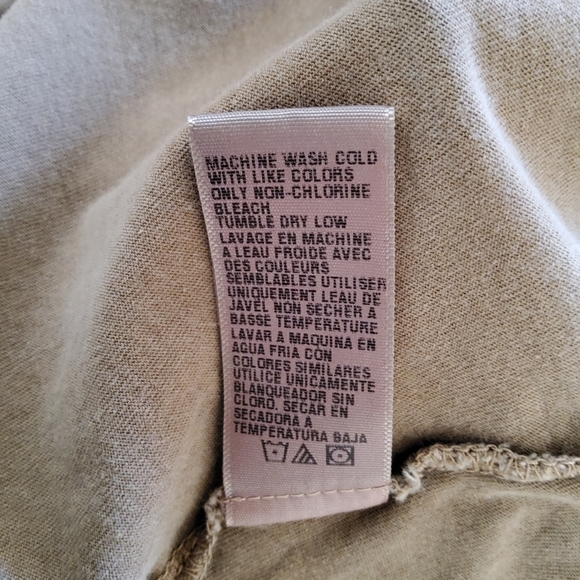 James Perse Crew Neck Tee T-Shirt Top Brown New - Picture 7 of 9